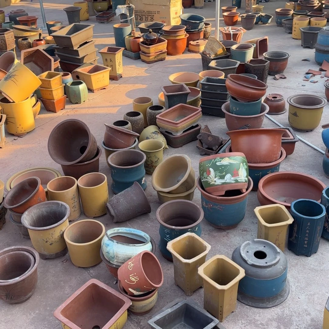 紫砂花盆瑕疵和瑕疵