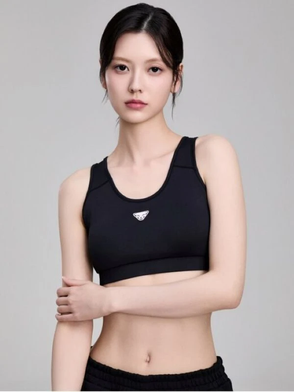 DYNAFIT韩国 雪豹 SKYFLEX 女式文胸上衣运动内衣 黑色 YWM25289