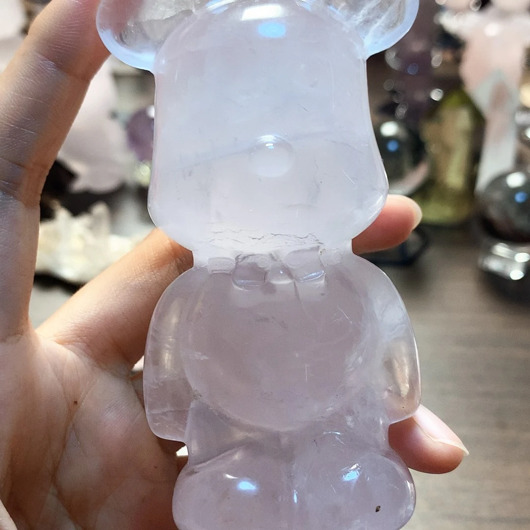 水晶摆件未镶嵌水晶呆***?