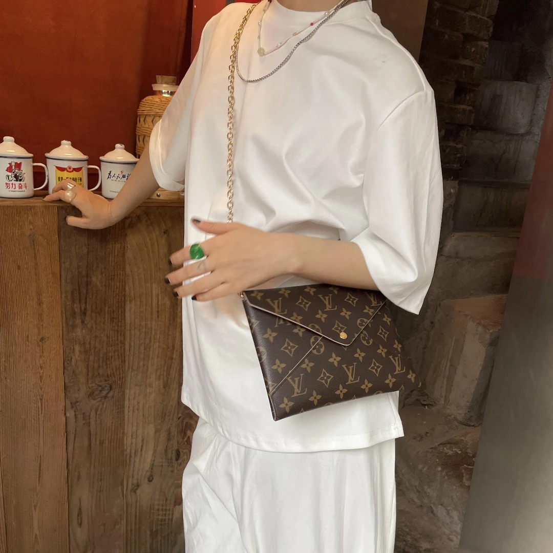 95新 LouisVuitton/路易威登 kirigami老花三合一信封包/ss3198