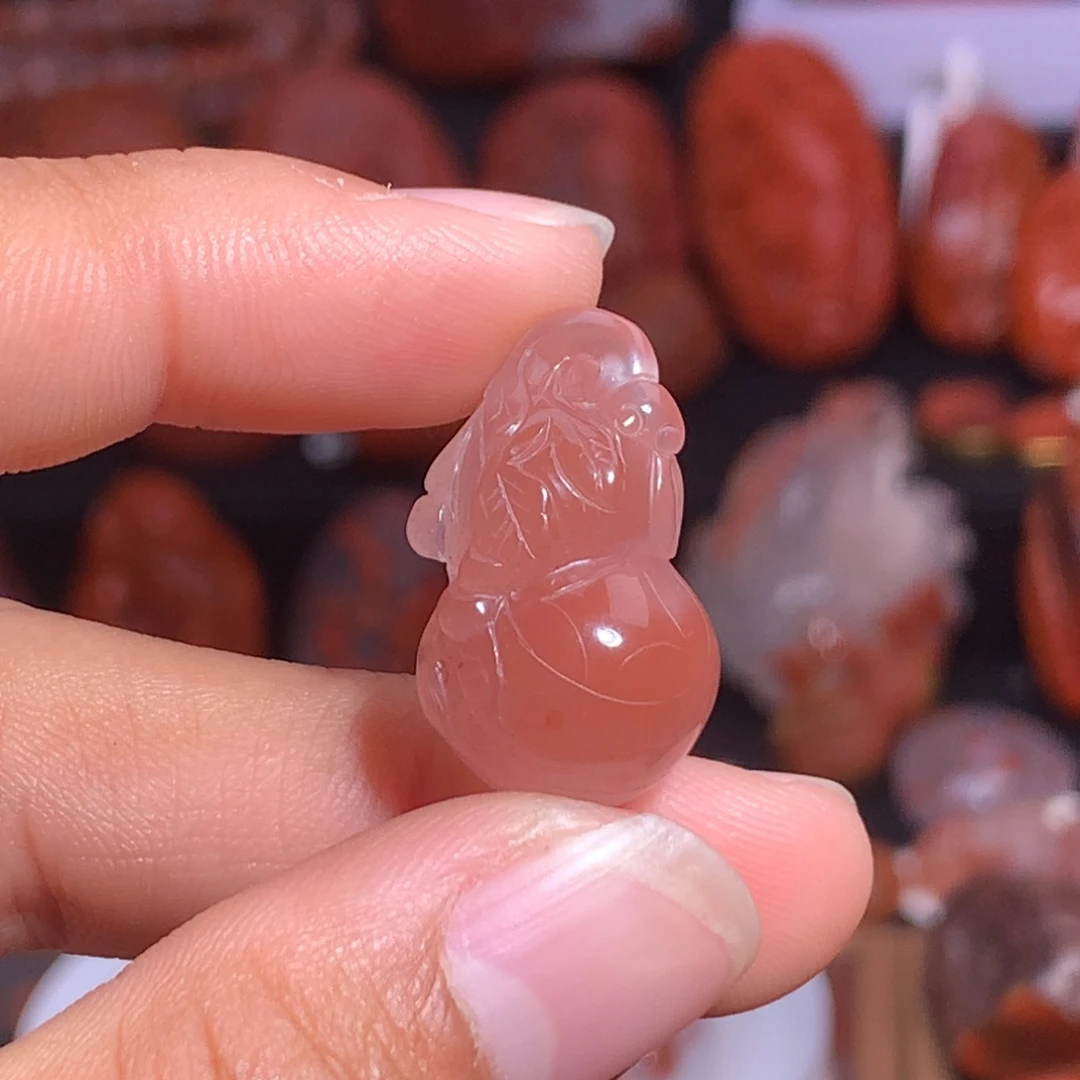 南红玛瑙未镶嵌珠宝半成品葫芦