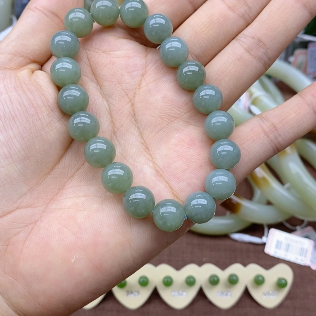 未镶嵌手串和田玉卡10