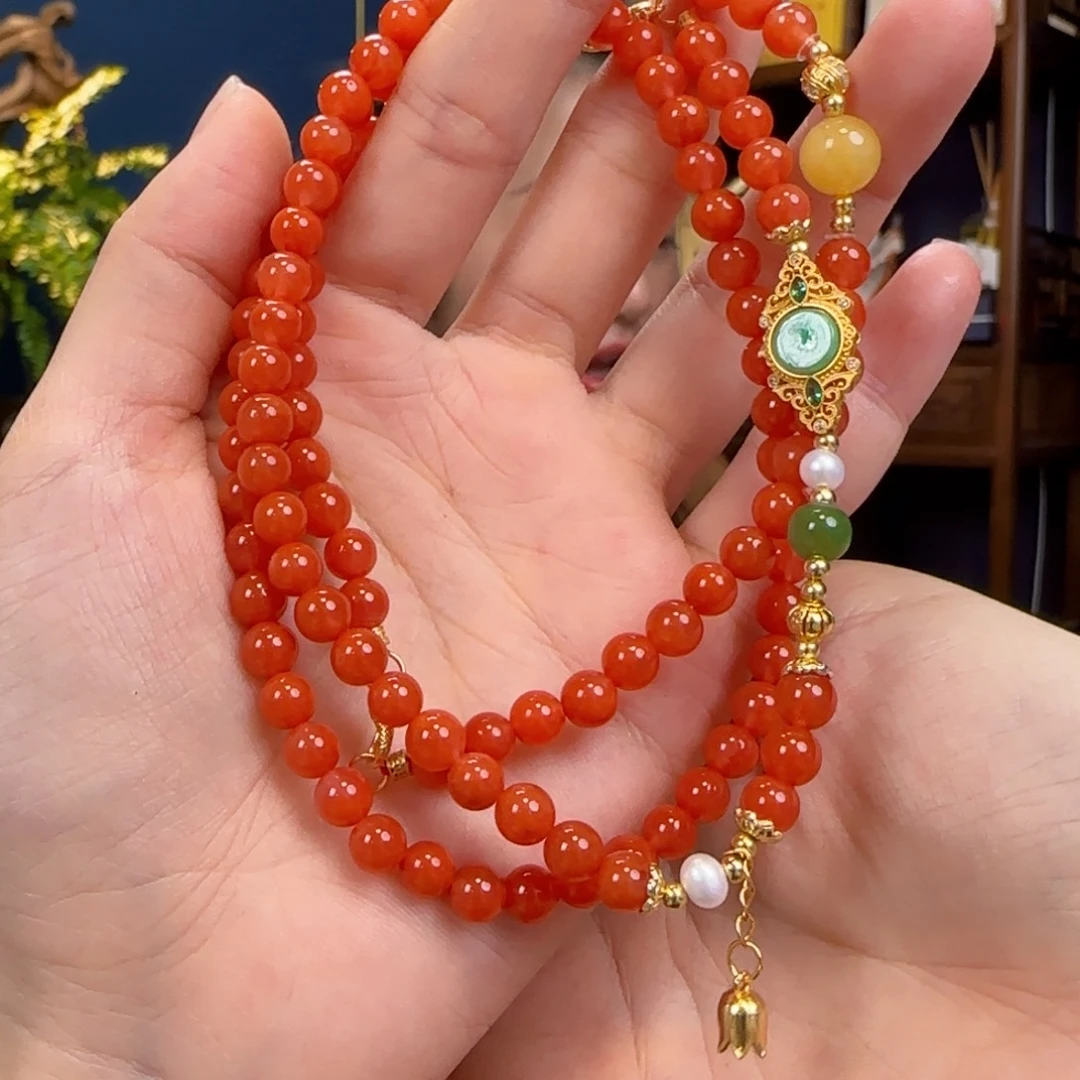 手链未镶嵌南红玛瑙