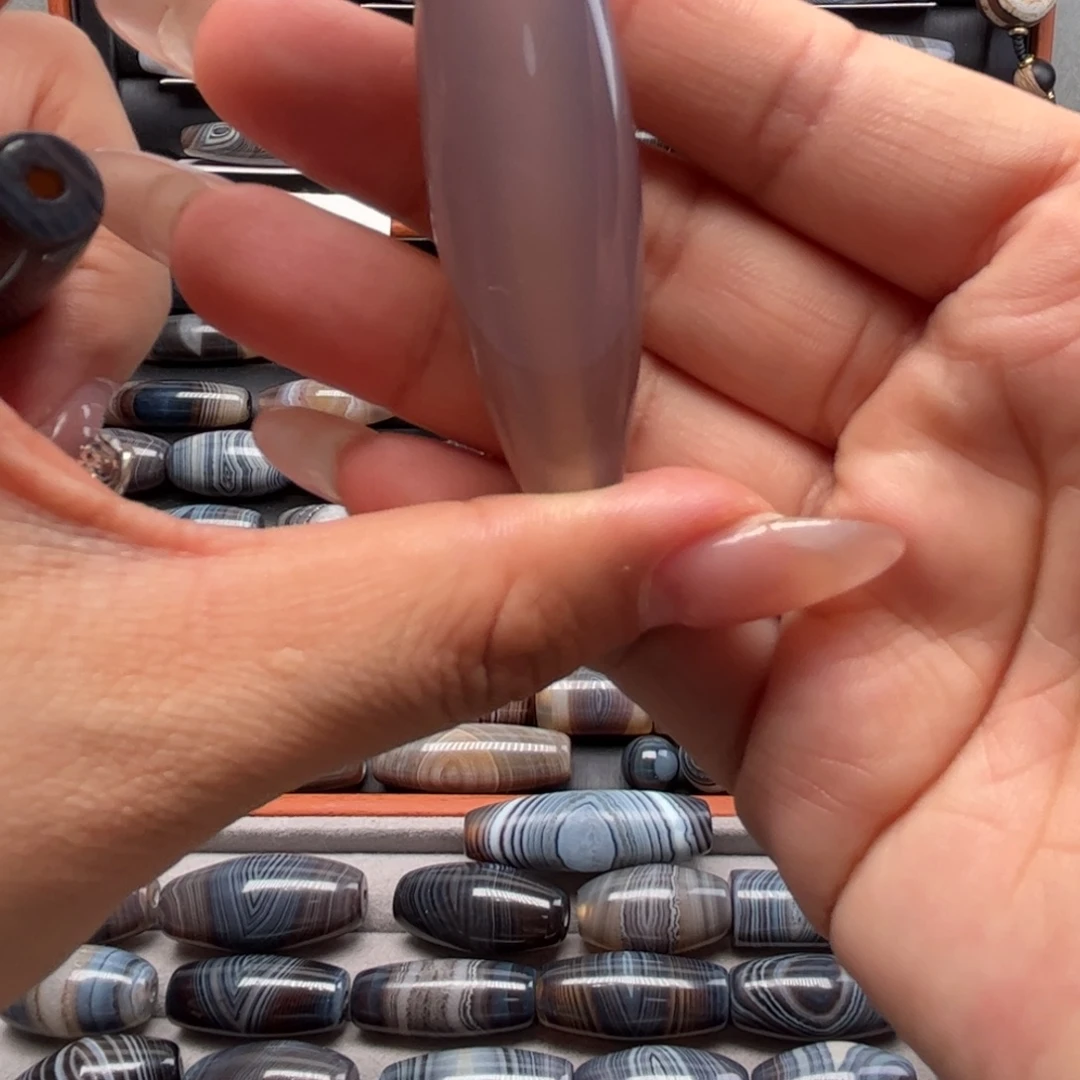 木***木玛瑙/玉髓合金颈饰