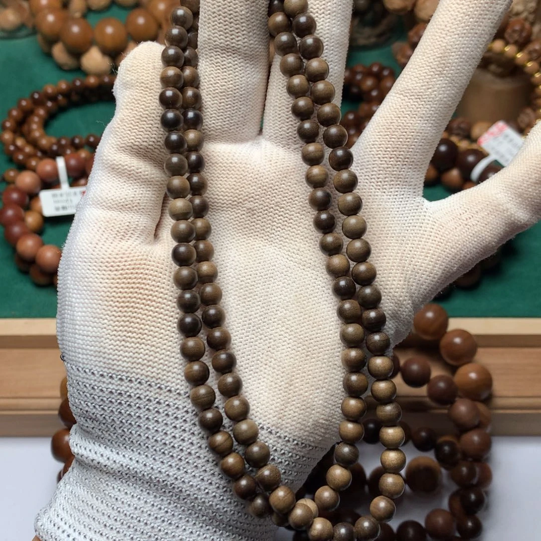 檀香木手串/手链老山檀香0.6多阴沉