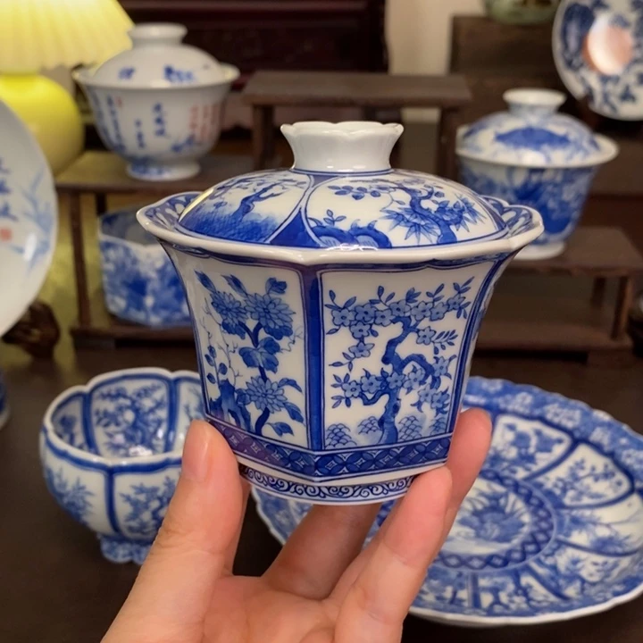 揽***、景德镇陶瓷手工手绘