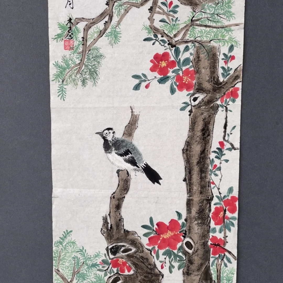 国画木子兮老师绘画