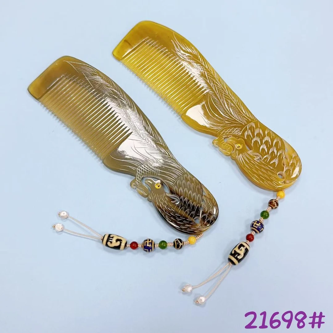 非金属珐琅婚庆饰品 21698梳子凤凰款式纯手工古典百搭多样(发一)