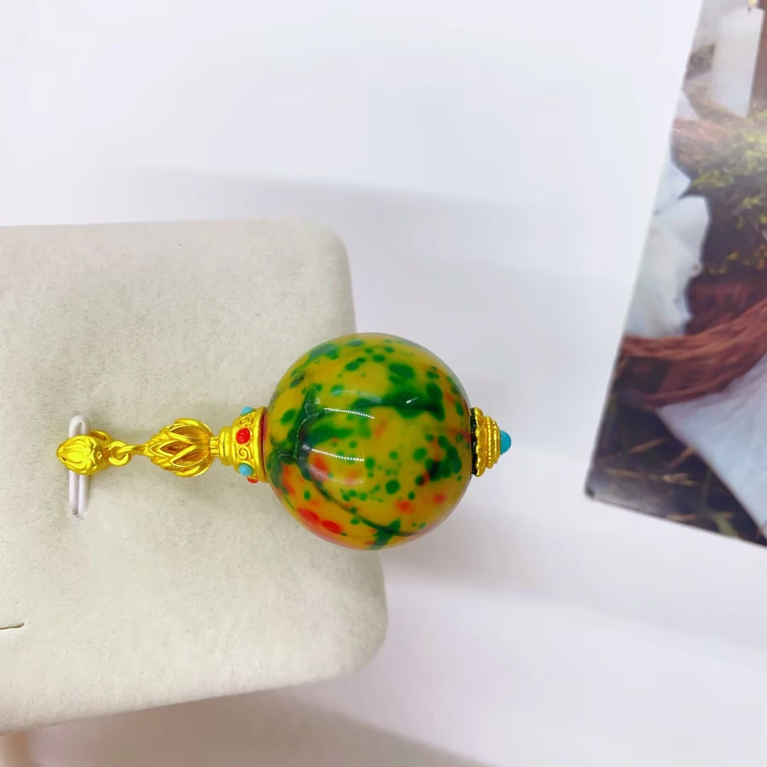 吊坠 2826   精美绿色圆款吊坠多样性发货