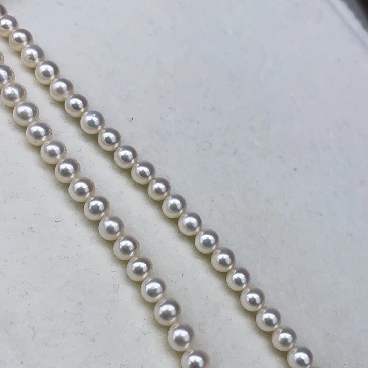 淡水珍珠颈饰银S925镶嵌➕5.6极光炫彩