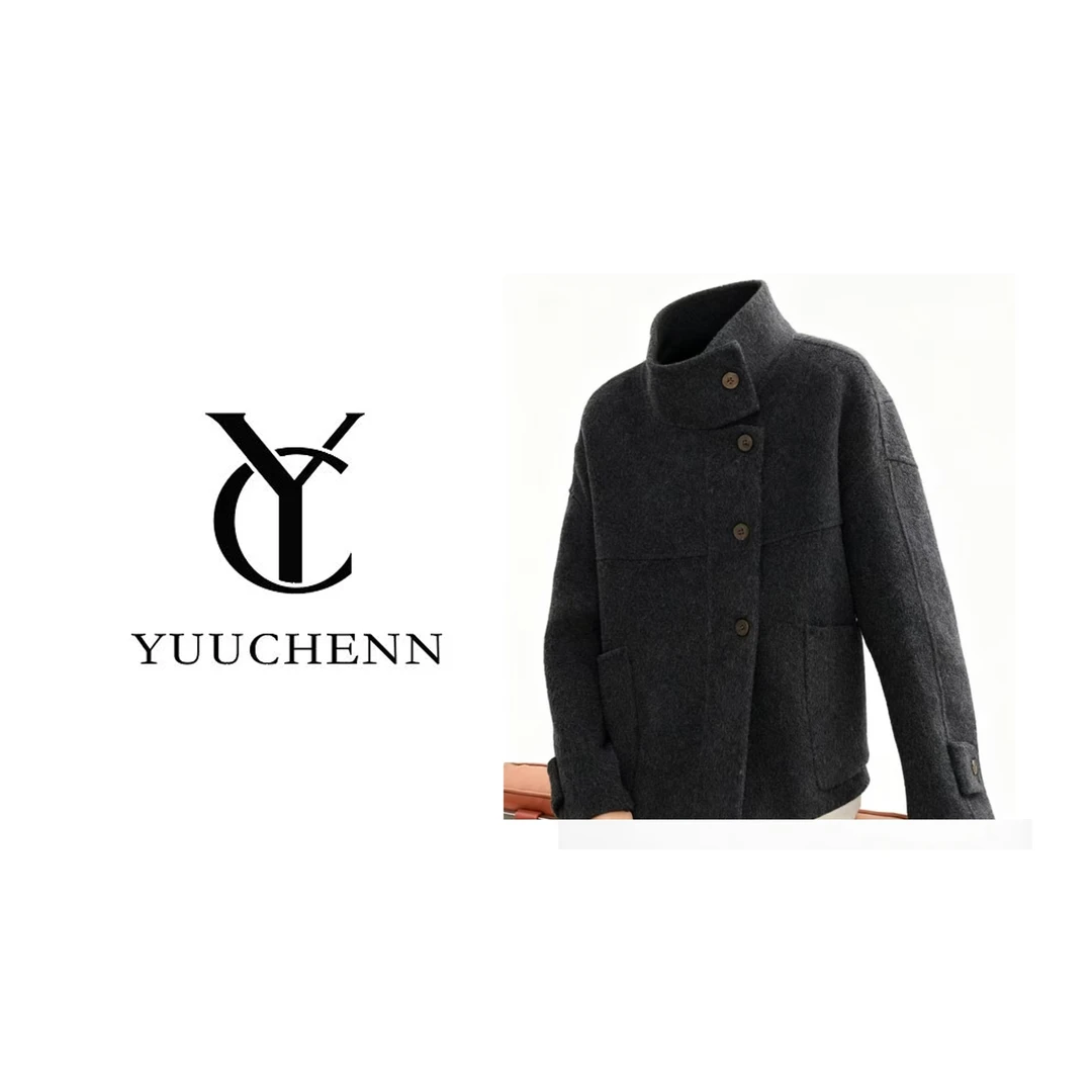 YUUCHENN羊毛短款立领外套303
