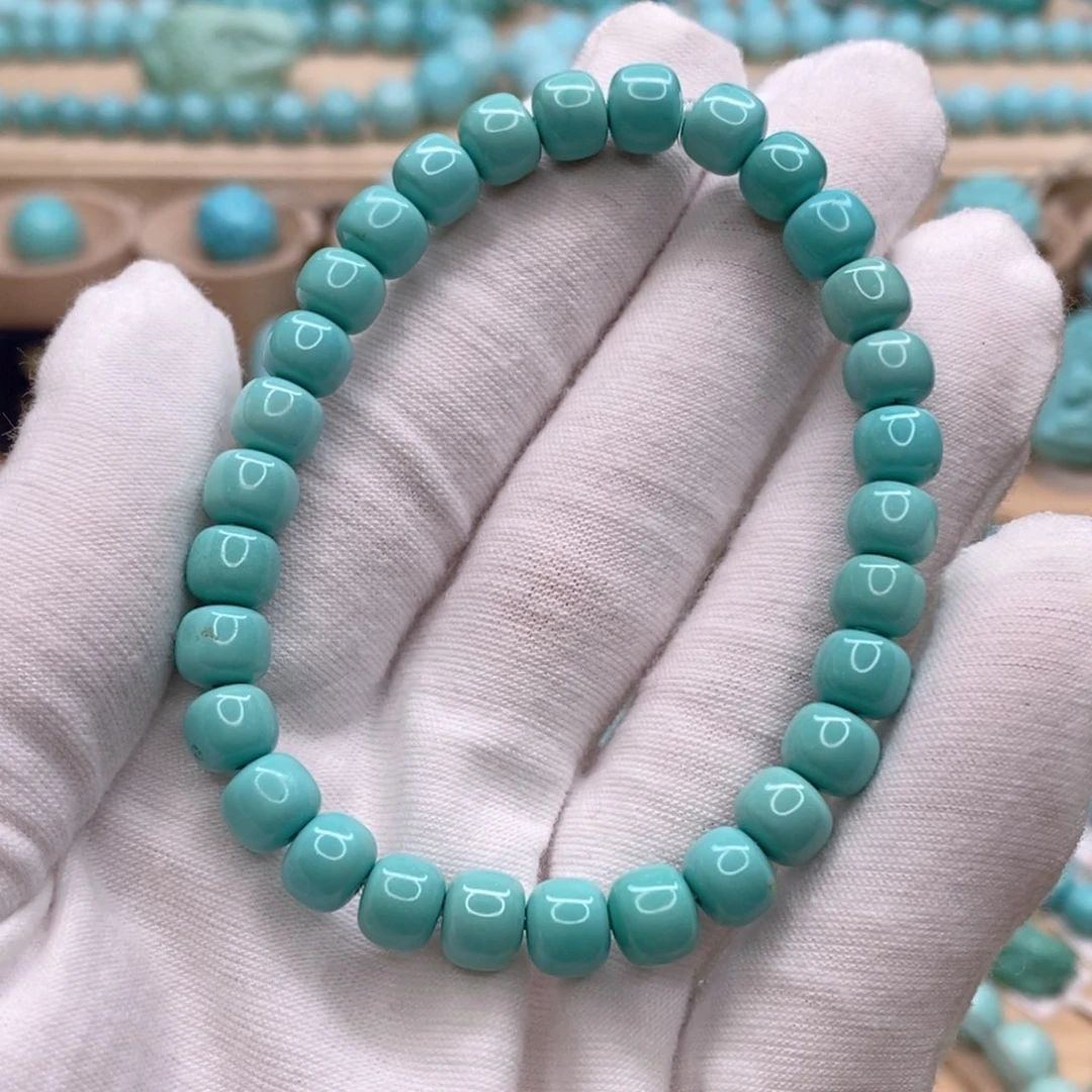 绿松石未镶嵌珠宝奇石7mm