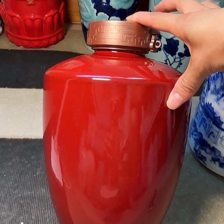 5斤窑变坛1个 看图发货