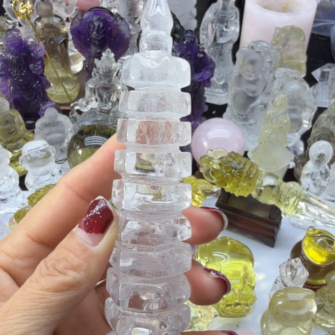 未镶嵌水晶珠宝半成品