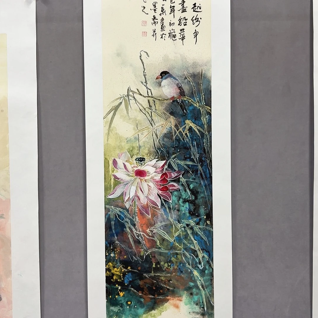 国画亲笔手绘放心去藏