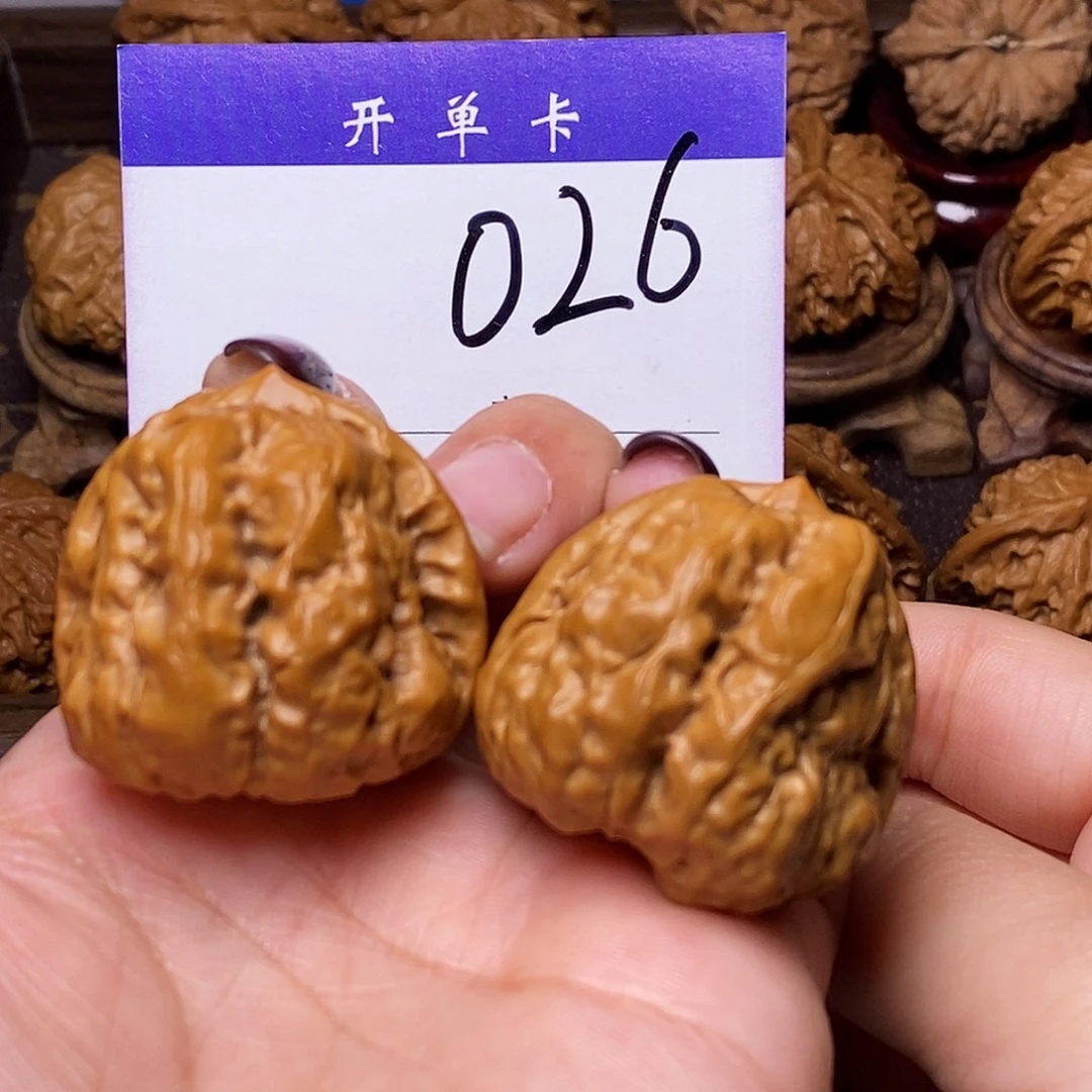 吊坠桃核文玩核桃蛤蟆头36修n