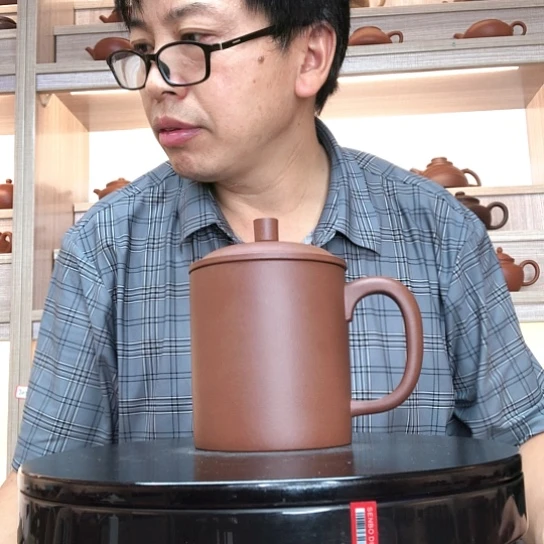 茶杯紫泥办公杯容量450