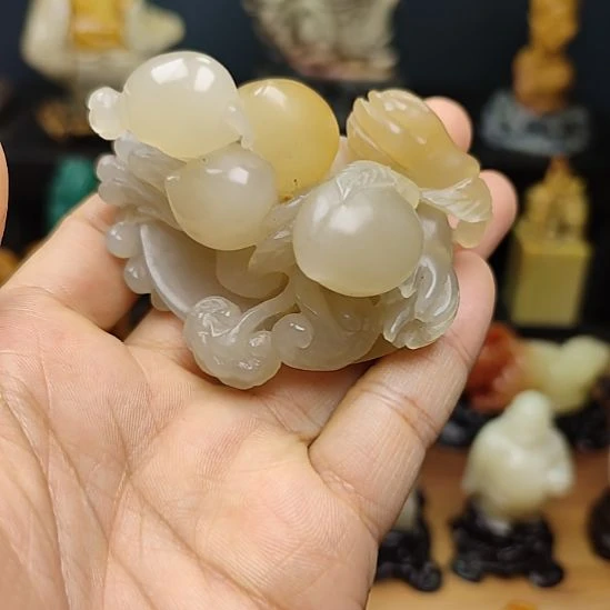 印石寿山石手把件手把件