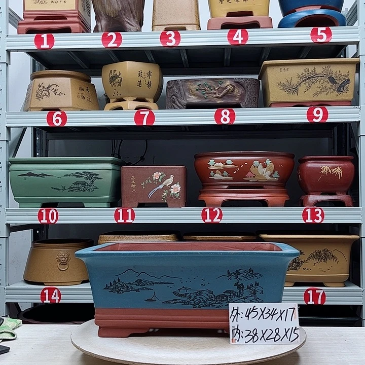 紫砂花盆紫砂花盆