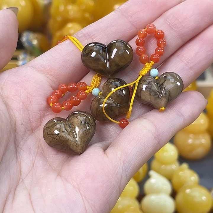 琥珀未镶嵌裸石琥珀蜜蜡J2多样性发其一