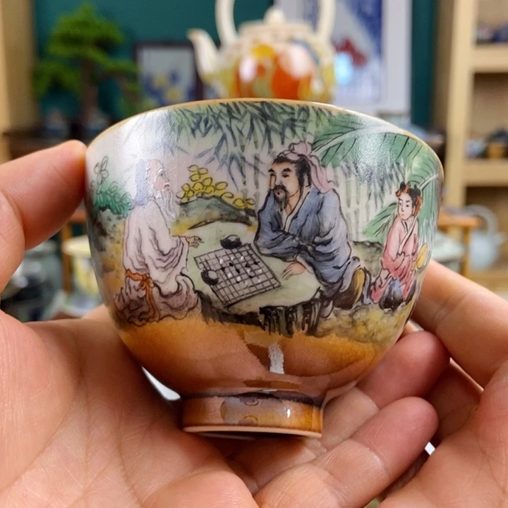 瓷片栀*手工制作工艺精湛等特点