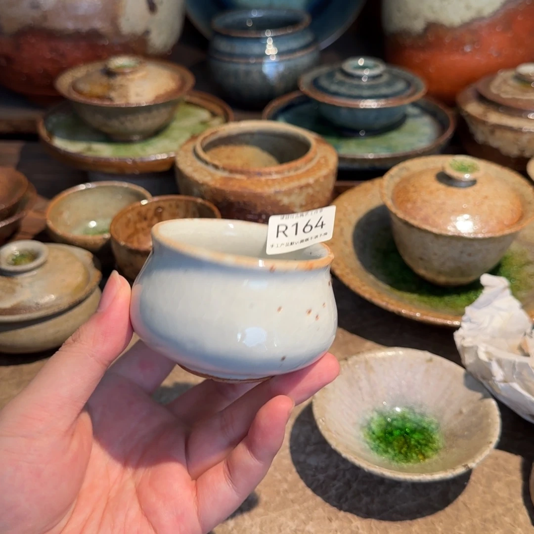 手工茶器非柴烧R164虫洞
