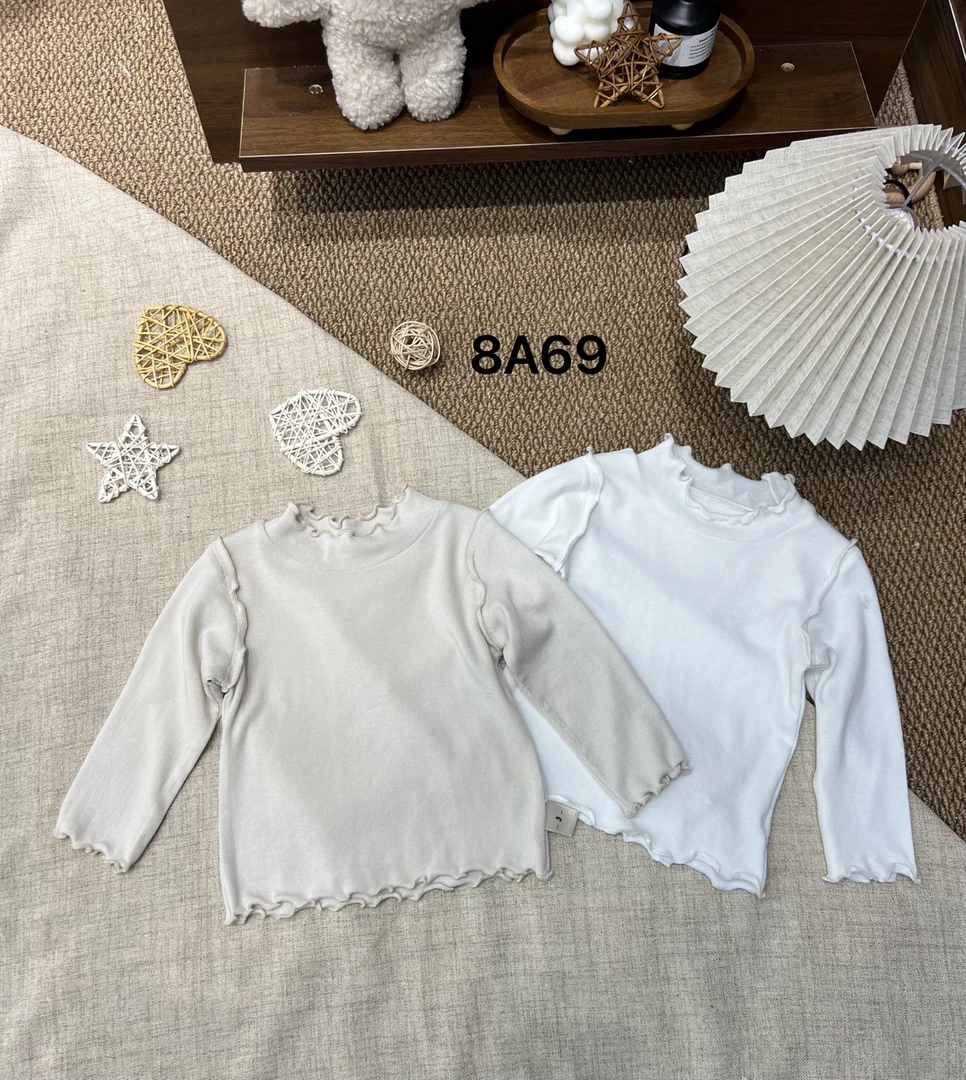 【春款上新】韩系2025春季女童百搭上衣8A69