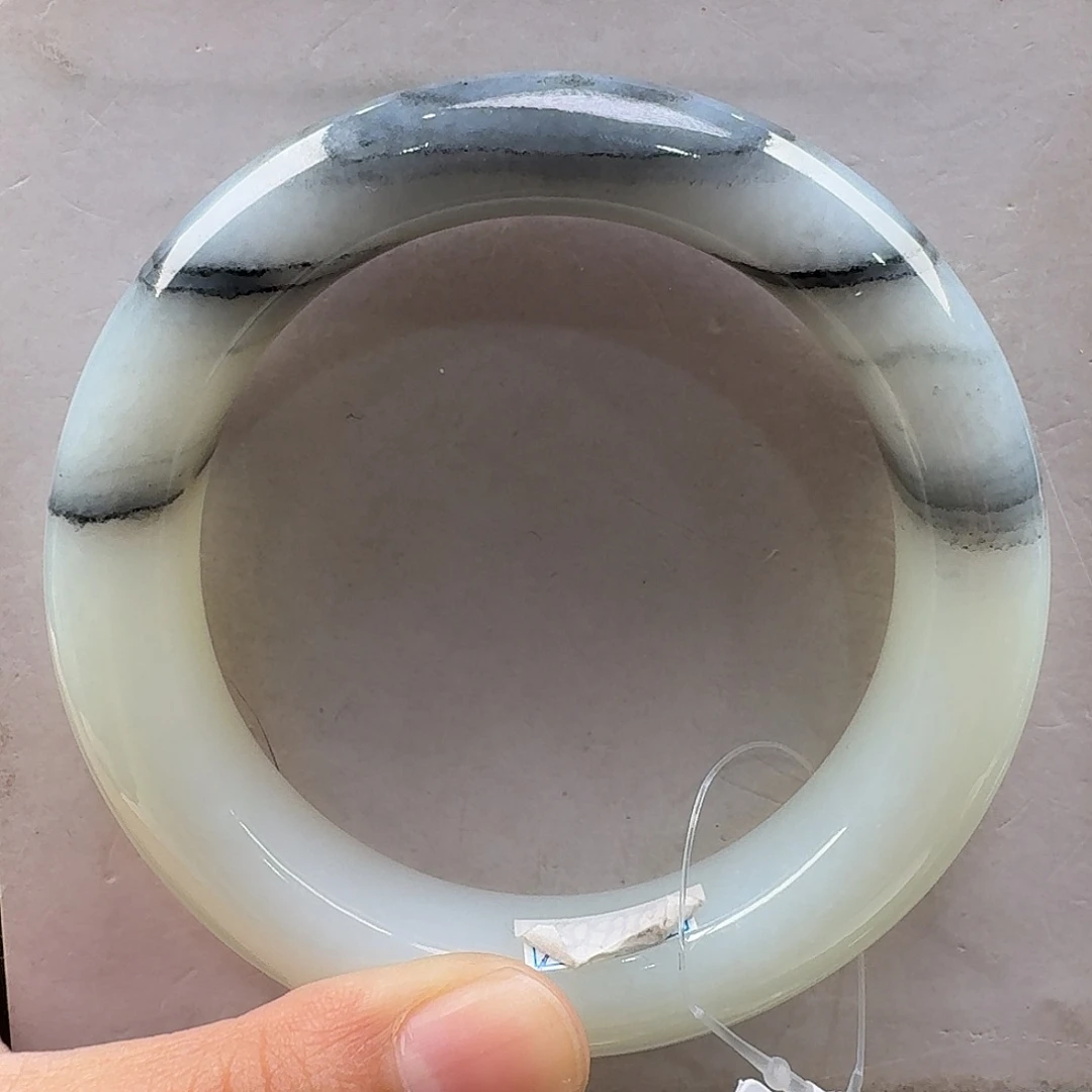 未镶嵌手镯和田玉55.5