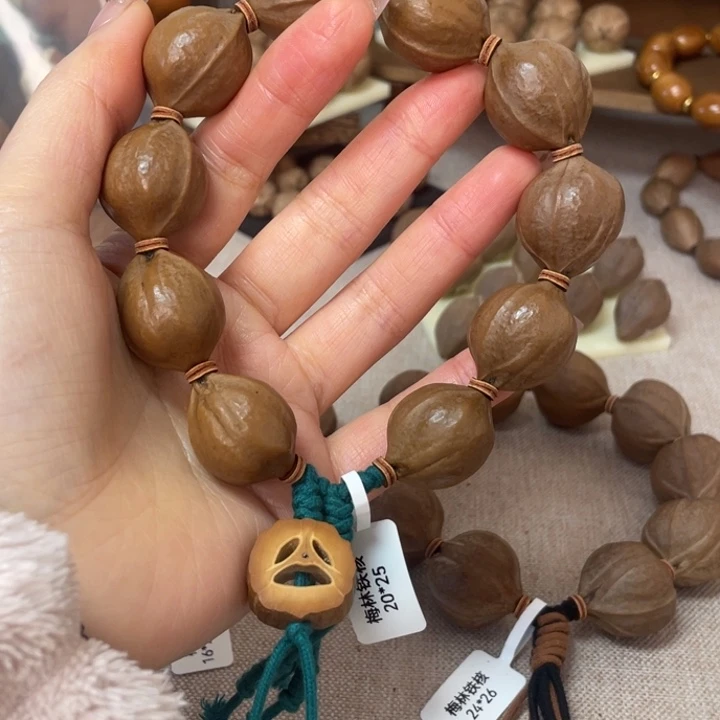 手串/手链橄榄核黑**侠梅林铁核20.25头货