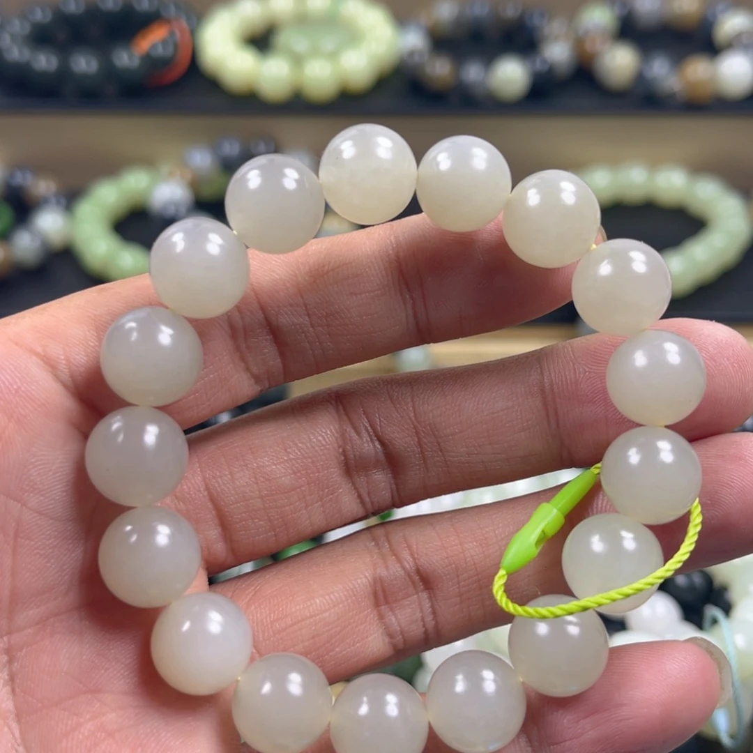 和田玉手串未镶嵌