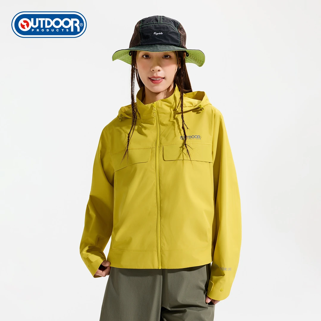 outdoor products春季新款冲锋衣女工装户外防泼水外套OFDC612303
