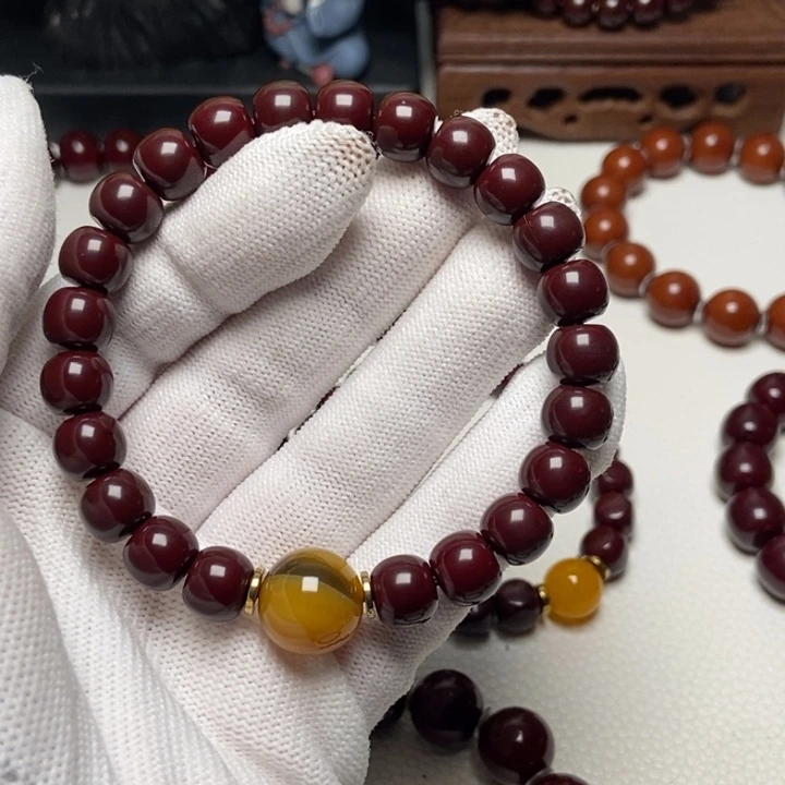 核桃手串/手链楊*易猴头玉华串