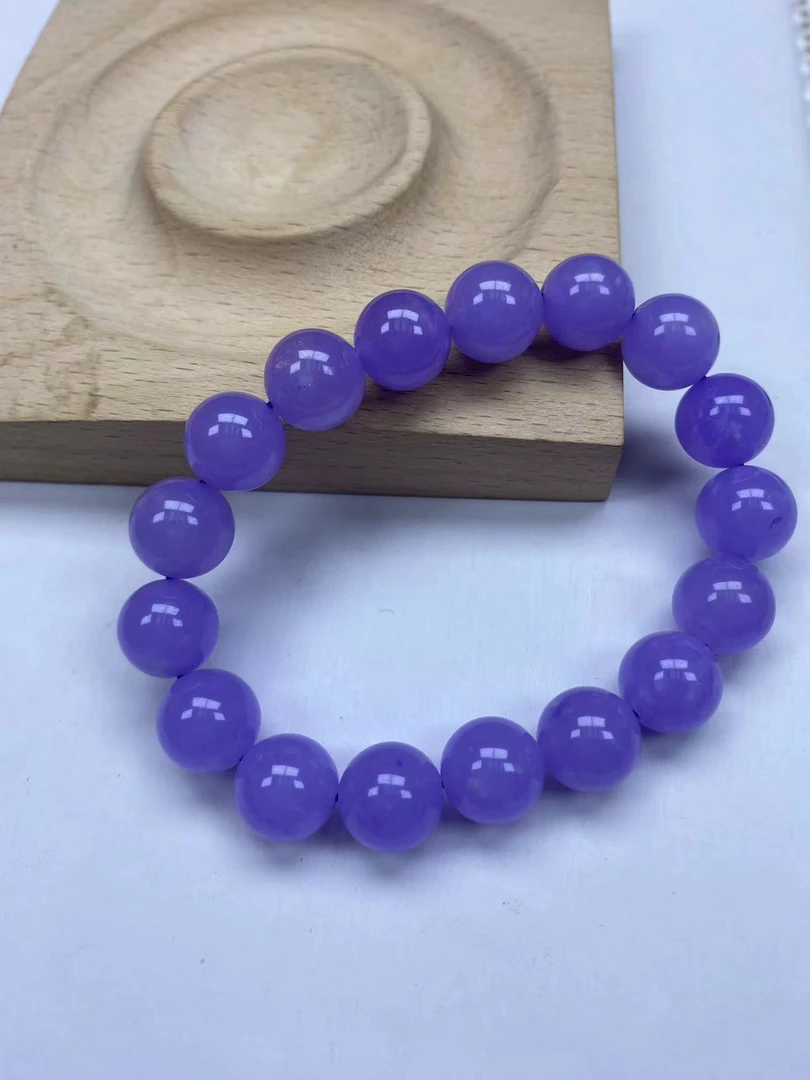 F276妖紫12mm手串经典精品时尚气质百搭情侣多样性发一