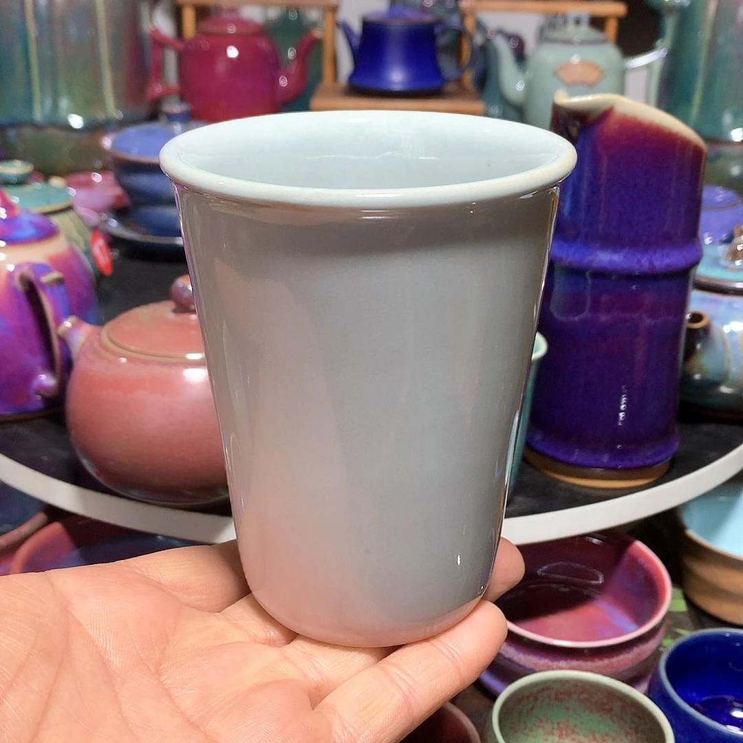 杯鹅*石纯手工手签款可乐杯