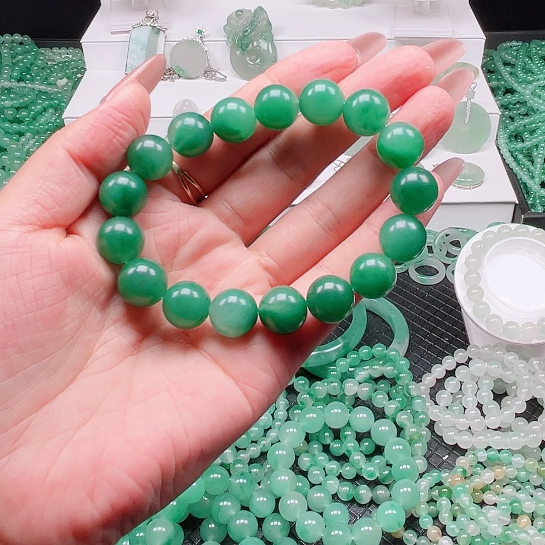 未镶嵌手链石英质玉（非洲翠）