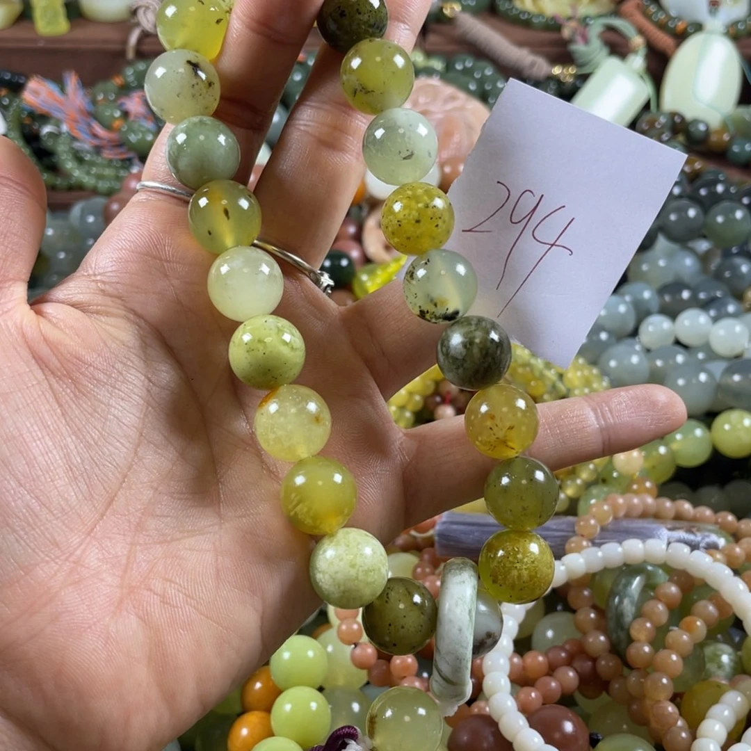 未镶嵌蛇纹石玉手串