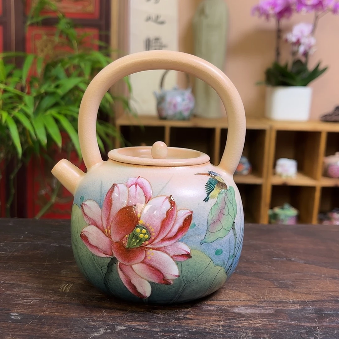 柴烧手工手绘陶瓷