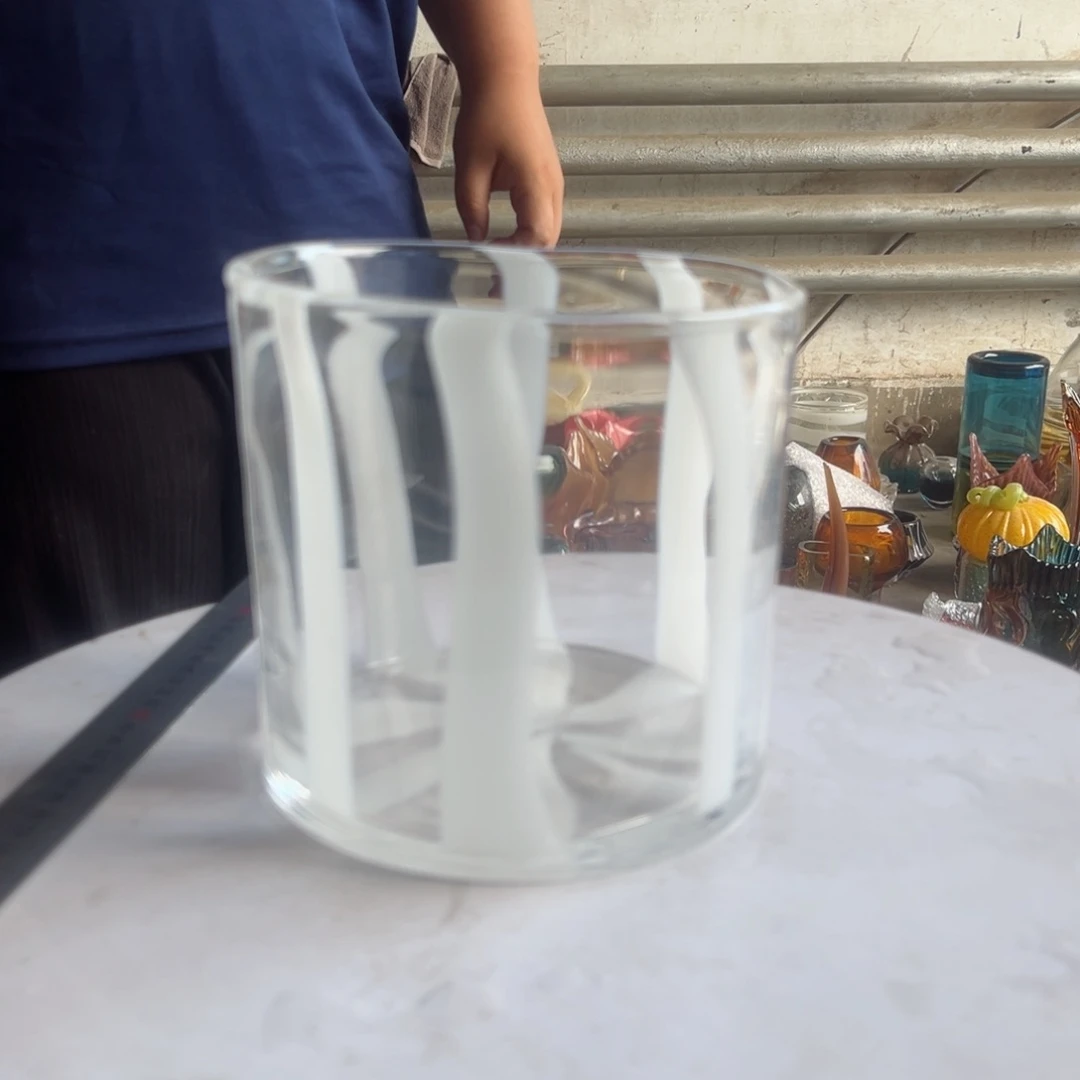 透明白条高度15琉璃微瑕