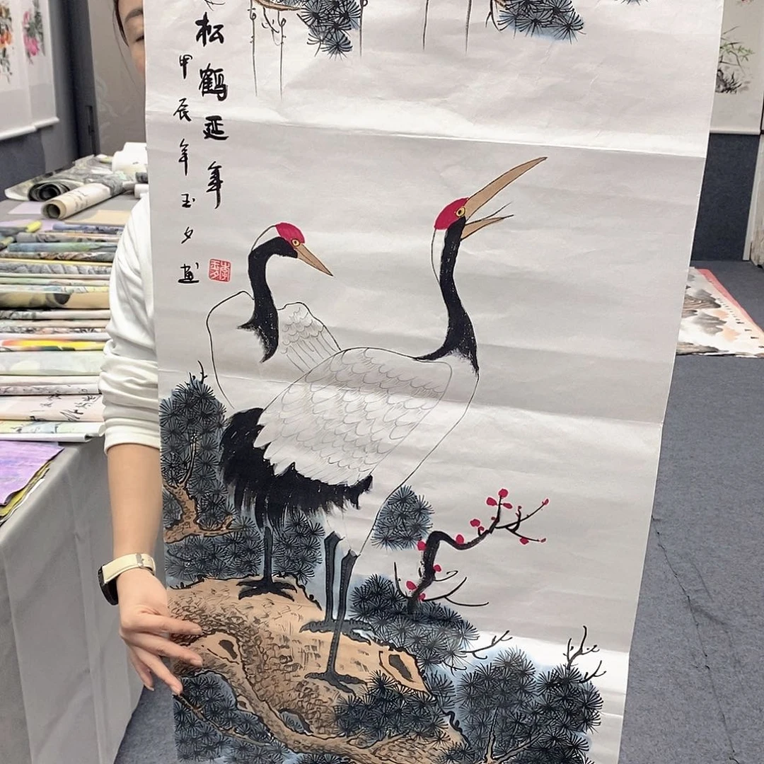 国画国画手绘作品