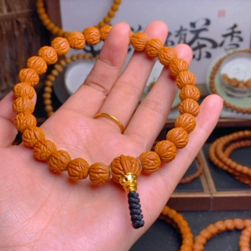 【闪购商品】吊坠桃核木*人龙纹桃核