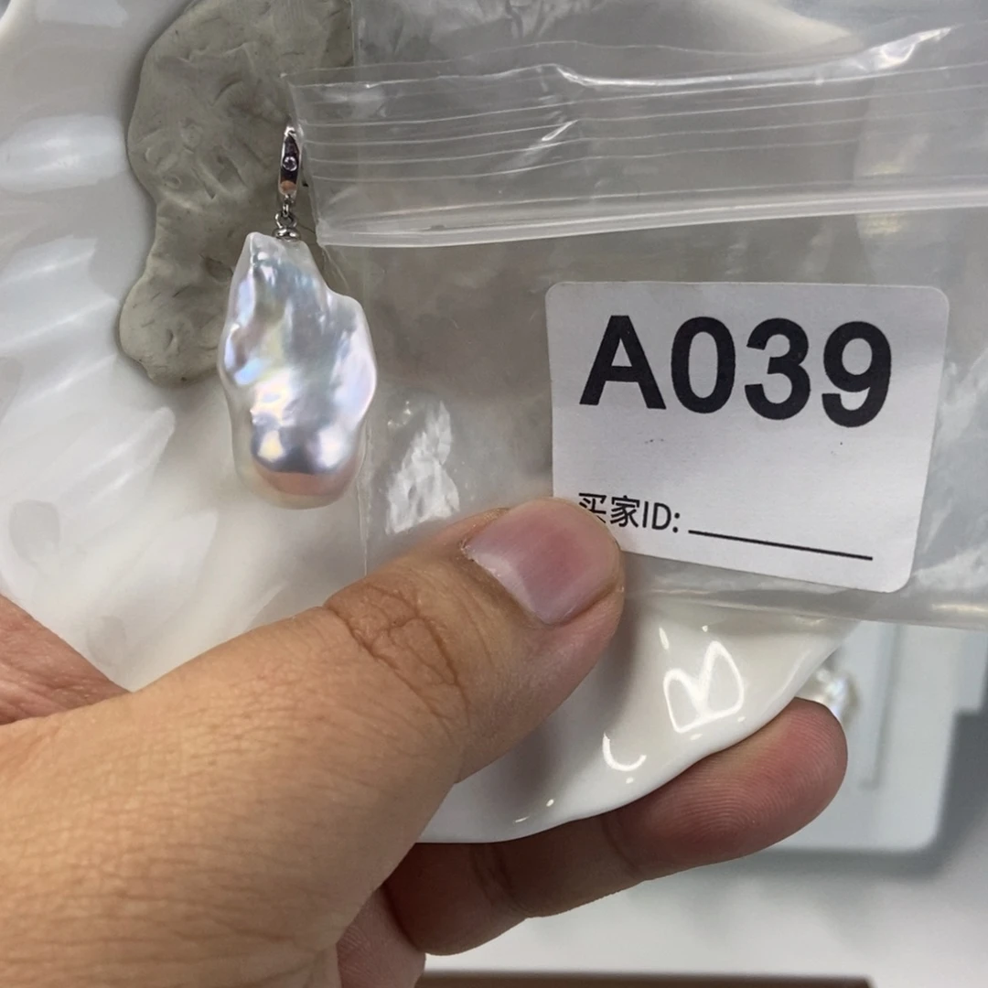 吊坠(不含链)淡水珍珠合金