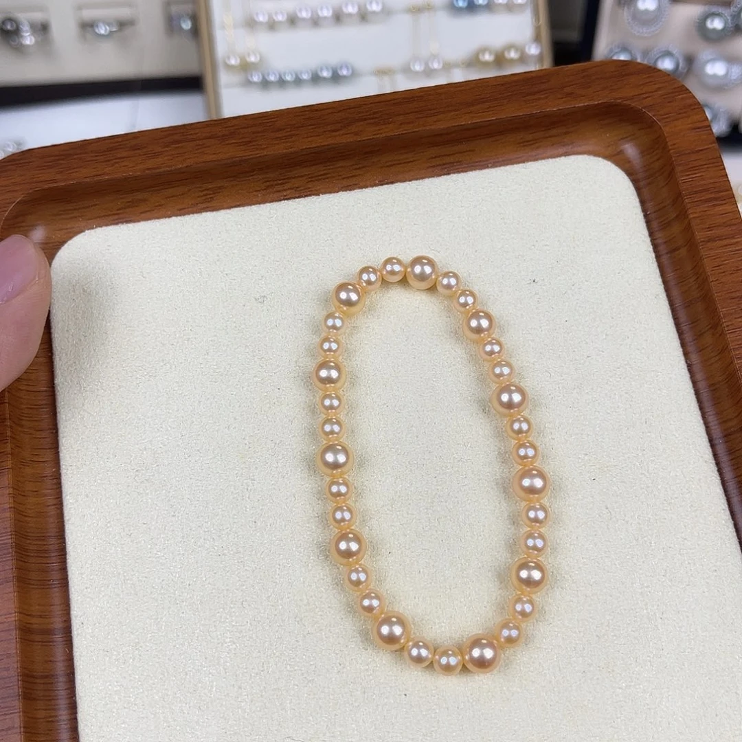 未镶嵌淡水珍珠手镯