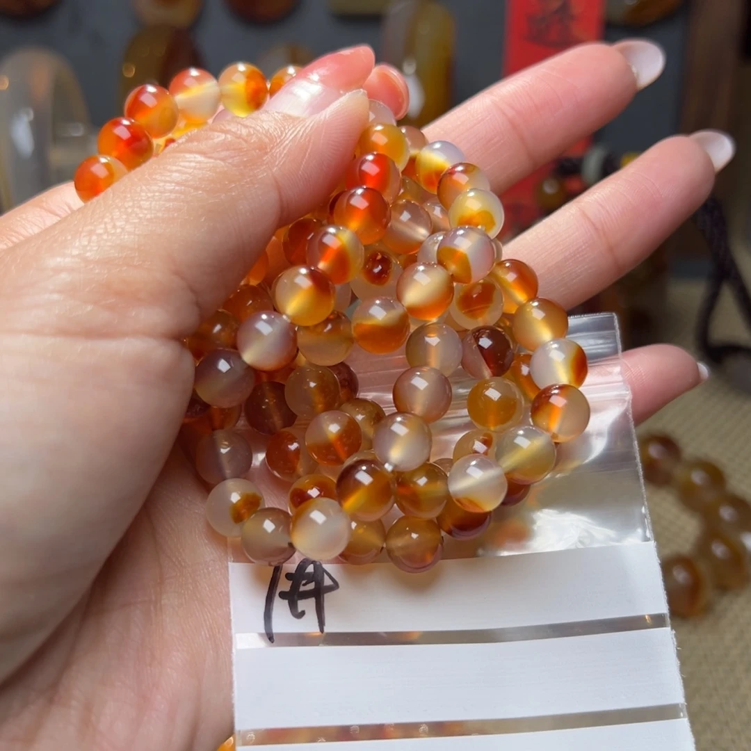 玛瑙/玉髓颈饰合金老*1