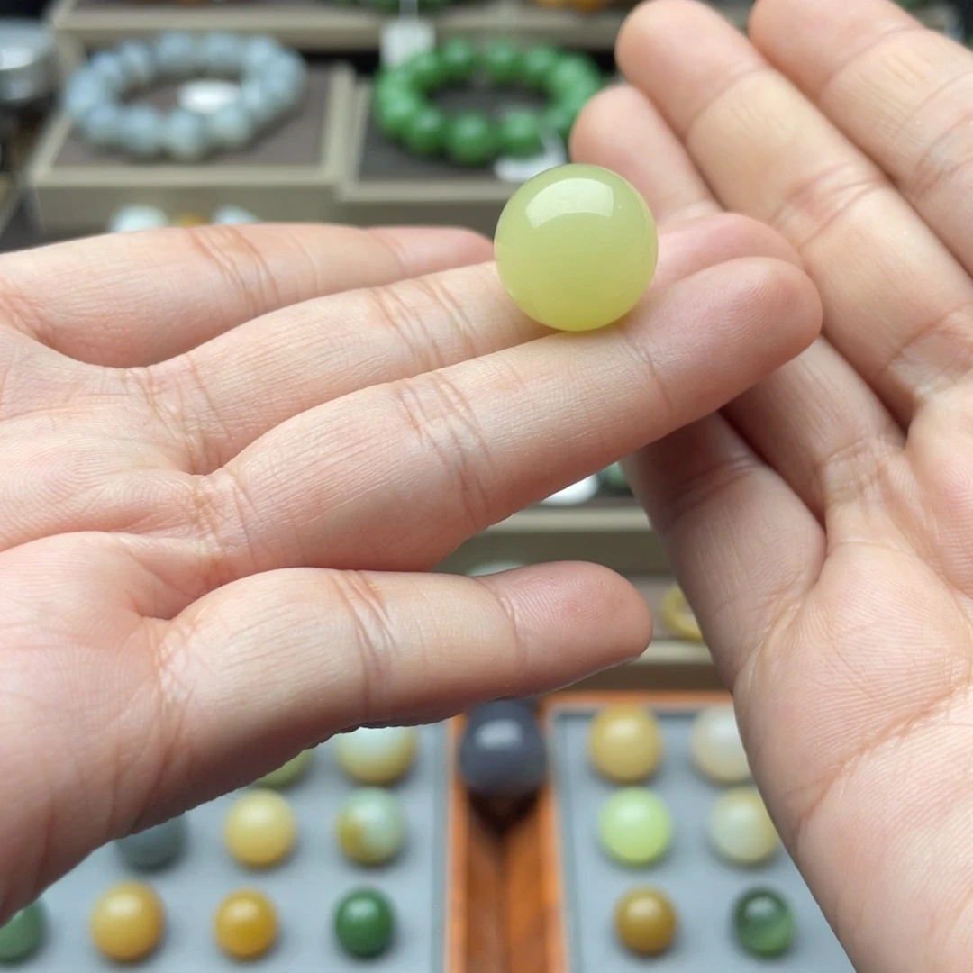 和田玉未镶嵌手链16微棉