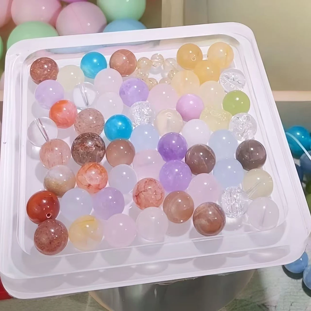 【晶喜代拆】天然石水晶多宝珠子 DIY手工设计 对对碰拍一拆六