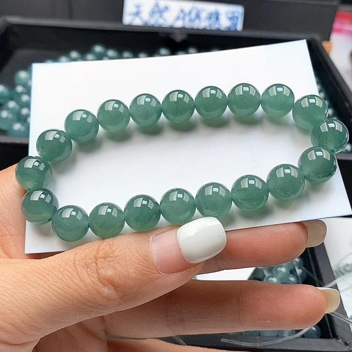 叶***合未镶嵌手链翡翠散珠多样性自选