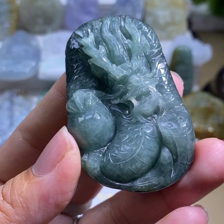【闪购商品】颈饰未镶嵌翡翠龙牌