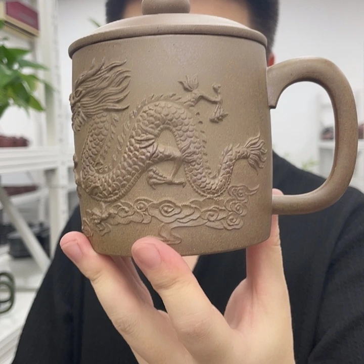茶杯紫砂原矿紫砂