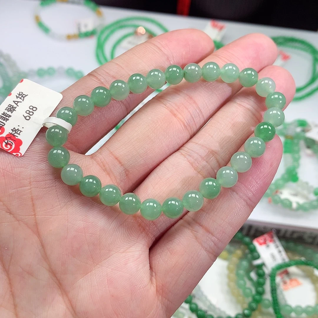 未镶嵌手链翡翠翡翠