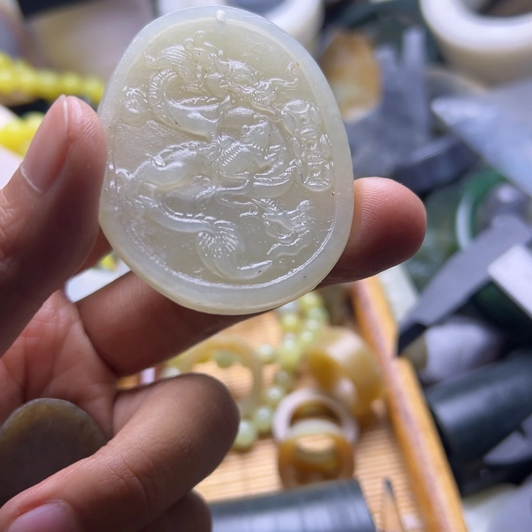 小***財和田玉（糖玉）未镶嵌挂件